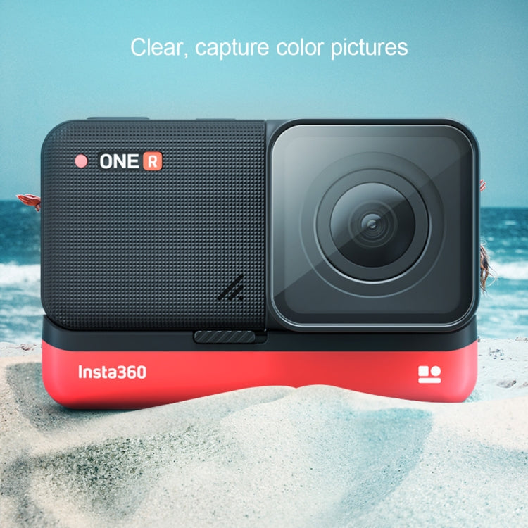 Lens + LCD Display Tempered Glass Film for Insta 360 One R 4K (Transparent) - Protective Film by PMC TechLife | Online Shopping South Africa | PMC TechLife