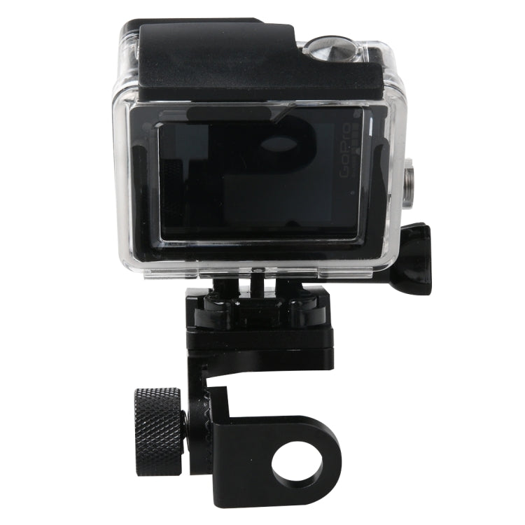 Motorcycle Rearview Mirror CNC Aluminum Alloy Stent Fixed Bracket Holder forGoPro Hero12 Black / Hero11 /10 /9 /8 /7 /6 /5, Insta360 Ace / Ace Pro, DJI Osmo Action 4 and Other Action Cameras(Black) - Bicycle Handlebar Mount by PMC TechLife | Online Shopping South Africa | PMC TechLife | Buy Now Pay Later Mobicred