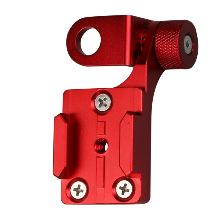 Motorcycle Rearview Mirror CNC Aluminum Alloy Stent Fixed Bracket Holder forGoPro Hero12 Black / Hero11 /10 /9 /8 /7 /6 /5, Insta360 Ace / Ace Pro, DJI Osmo Action 4 and Other Action Cameras(Red) - Bicycle Handlebar Mount by PMC TechLife | Online Shopping South Africa | PMC TechLife | Buy Now Pay Later Mobicred