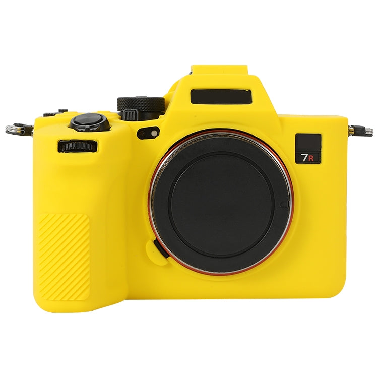 For Sony ILCE-7RM5 / Alpha 7R V Soft Silicone Protective Case (Yellow) - Protective Case by PMC TechLife | Online Shopping South Africa | PMC TechLife | Buy Now Pay Later Mobicred