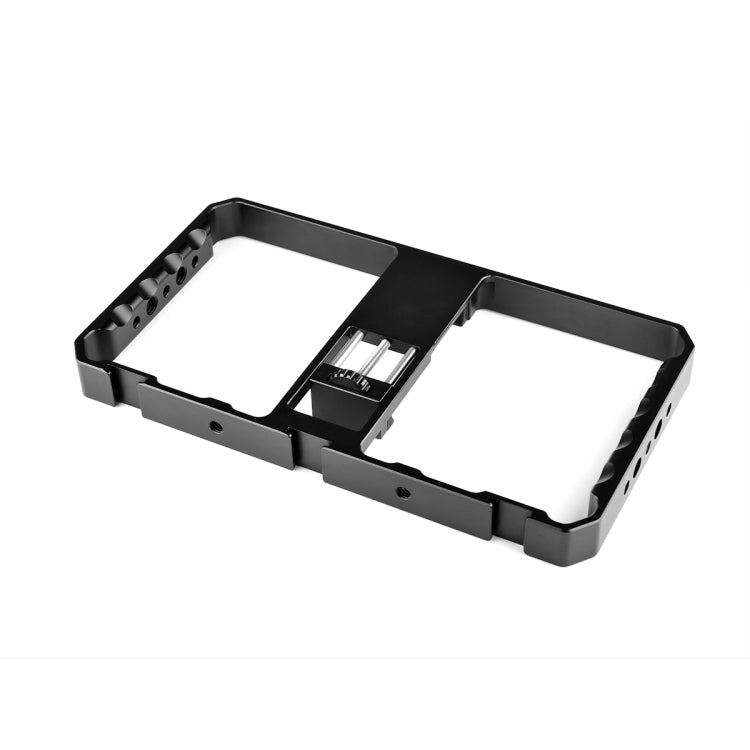 YELANGU  PC06 YLG0909A Vlogging Live Broadcast Smartphone Metal Cage Video Rig Filmmaking Recording Handle Stabilizer Bracket for iPhone, Galaxy, Huawei, Xiaomi, HTC, LG, Google, and Other Smartphones(Black) - free shipping - PMC Jewellery - Order now!
