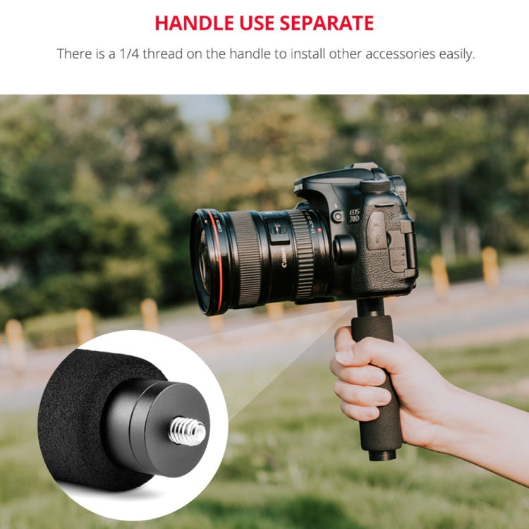 YELANGU PC08 YLG0117A Handheld Grip Holder Bracket with Mobile Phone Metal Clamp (Black) - free shipping - PMC TechLife - Order now!