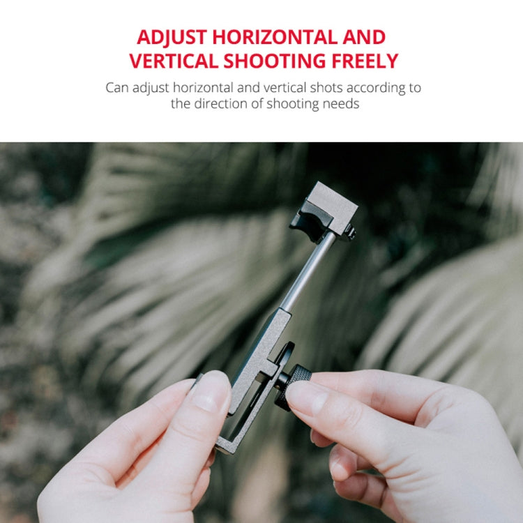 YELANGU PC08 YLG0117A Handheld Grip Holder Bracket with Mobile Phone Metal Clamp (Black) - free shipping - PMC TechLife - Order now!