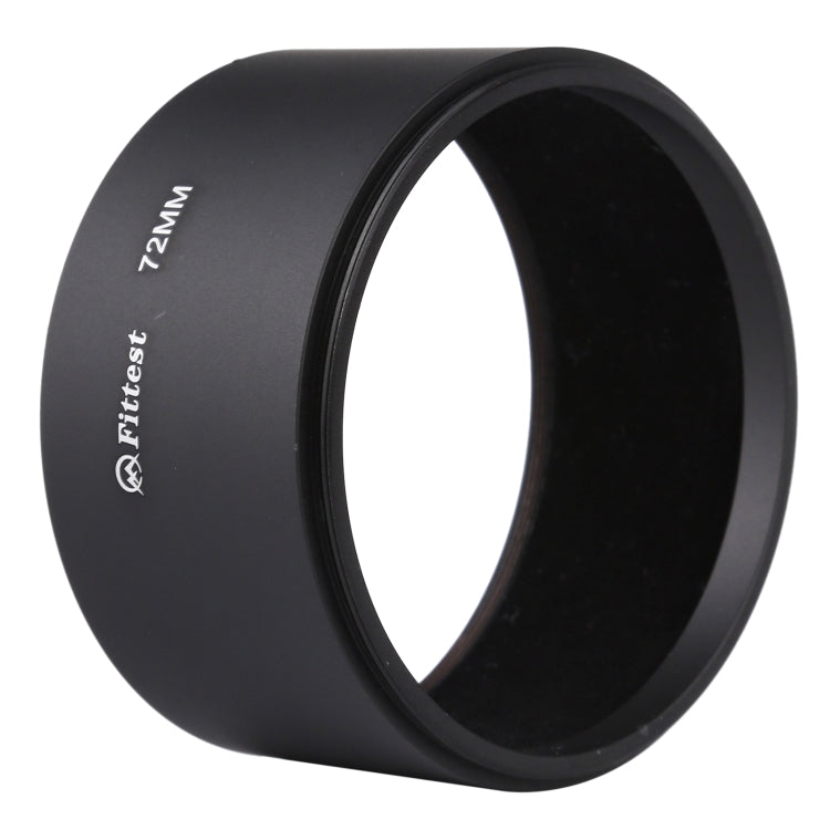 FITTEST 72mm Thread Type Straight Tube Full Metal Lens Hood Shade for Medium Telephoto Lens - free shipping - PMC TechLife - Order now!