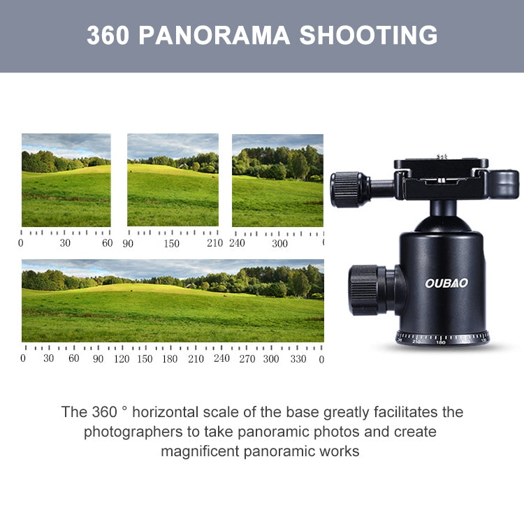 TRIOPO Oubao A-608S  Adjustable Portable  Aluminum Alloy Tripod with Ball Head for SLR Camera - free shipping - PMC TechLife - Order now!