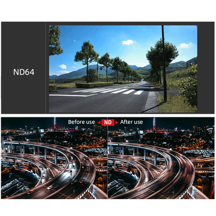 JSR KB Series ND64 Lens Filter for GoPro HERO13 Black /12 Black /11 Black /10 Black /9 Black - Lens Filter by JSR | Online Shopping South Africa | PMC TechLife | Buy Now Pay Later Mobicred