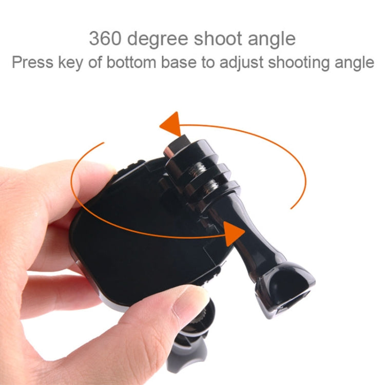 GP433 Bicycle Motorcycle Handlebar Mount for GoPro, Insta360, DJI and Other Action Cameras(Black) - Bicycle Handlebar Mount by PMC TechLife | Online Shopping South Africa | PMC TechLife | Buy Now Pay Later Mobicred