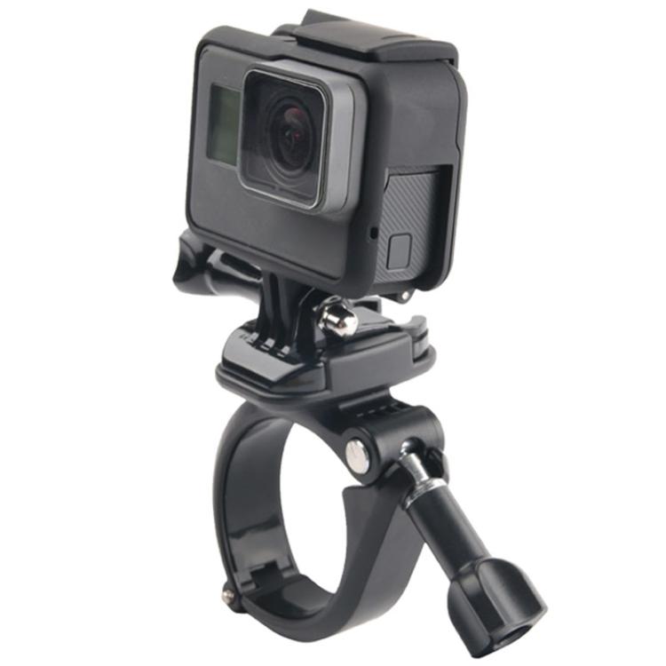 GP434 Large Size Bicycle Motorcycle Handlebar Fixing Mount for GoPro, Insta360, DJI and Other Action Cameras(Black) - Bicycle Handlebar Mount by PMC TechLife | Online Shopping South Africa | PMC TechLife | Buy Now Pay Later Mobicred