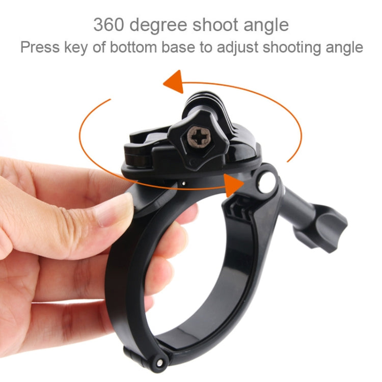 GP434 Large Size Bicycle Motorcycle Handlebar Fixing Mount for GoPro, Insta360, DJI and Other Action Cameras(Black) - Bicycle Handlebar Mount by PMC TechLife | Online Shopping South Africa | PMC TechLife | Buy Now Pay Later Mobicred