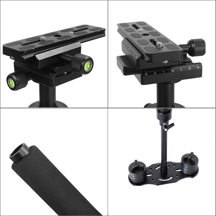 YELANGU S60N Aluminum  Handheld Stabilizer for Camcorder DV Video Camera DSLR(Black) - free shipping - PMC TechLife - Order now!