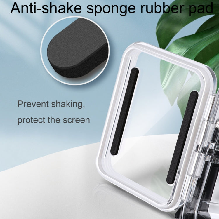 For GoPro HERO8 Black 45m Waterproof Housing Protective Case with Buckle Basic Mount & Screw & Floating Bobber Grip & Strap & Anti-Fog Inserts(Transparent) - free shipping - PMC TechLife - Order now!