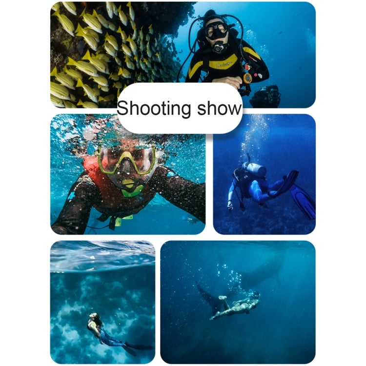 For GoPro HERO8 Black 45m Waterproof Housing Protective Case with Buckle Basic Mount & Screw & Floating Bobber Grip & Strap & Anti-Fog Inserts(Black) - free shipping - PMC TechLife - Order now!