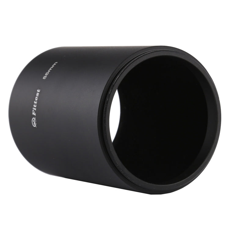 FITTEST 55mm Thread Type Straight Tube Full Metal Lens Hood Shade for Medium Telephoto Lens - free shipping - PMC TechLife - Order now!