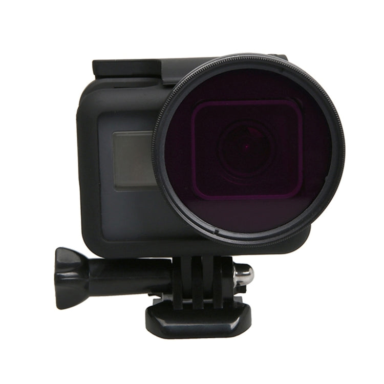 For GoPro HERO5 Sport Action Camera Proffesional 52mm Lens Filter(CPL + UV + ND8 + ND2 + Star 8 + Red + Yellow + FLD / Purple) & Waterproof Housing Case Adapter Ring - Lens Filter by PMC TechLife | Online Shopping South Africa | PMC TechLife | Buy Now Pay Later Mobicred