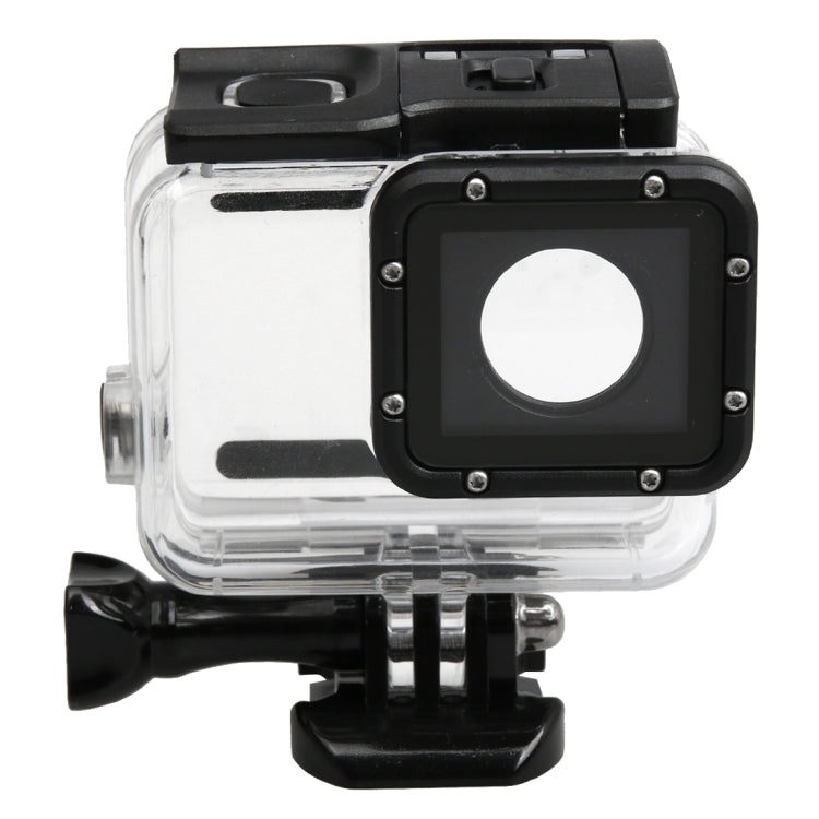 For GoPro HERO5 30m Waterproof PC & ABS Housing Protective Case + Touch Back Cover with Buckle Basic Mount & Long Screw, Backcover Size: 7 x 6 cm - Waterproof Cases by PMC TechLife | Online Shopping South Africa | PMC TechLife | Buy Now Pay Later Mobicred