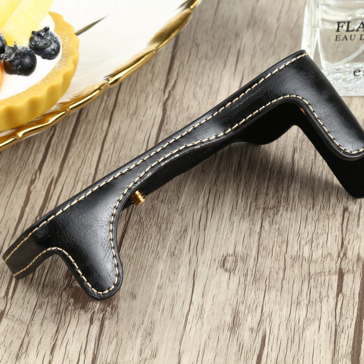 1/4 inch Thread PU Leather Camera Half Case Base for Canon EOS 77D / 800D(Black) - free shipping - PMC TechLife - Order now!