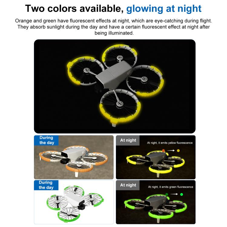 For DJI Flip STARTRC Propeller Guard Bumper (Orange) - free shipping - PMC TechLife - Order now!