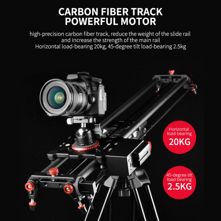 YELANGU L80TC 80cm Electrical Slide Rail Track with 2.4GHz Remote Control for SLR Cameras / Video Cameras (Black) - free shipping - PMC TechLife - Order now!