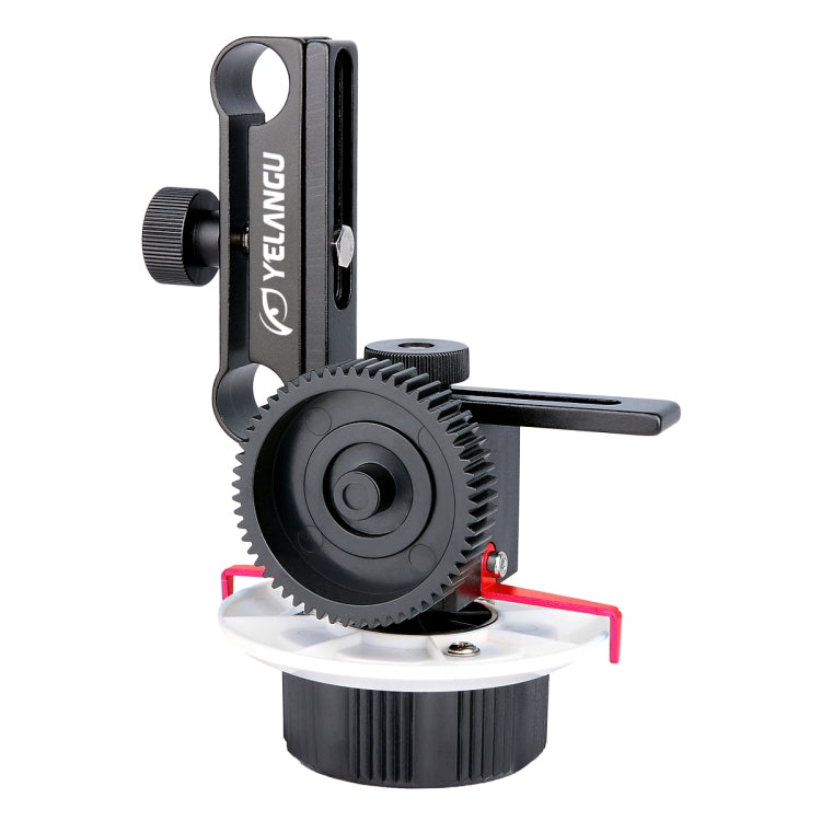 YELANGU F0 Camera Follow Focus with Gear Ring Belt for Canon / Nikon / Video Cameras / DSLR Cameras (Red) - free shipping - PMC TechLife - Order now!