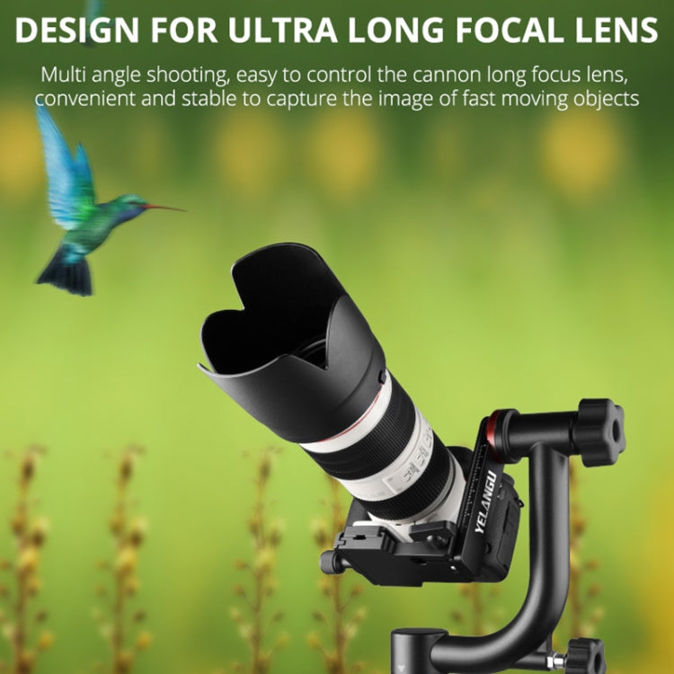 YELANGU  A201 360 Degree Horizontal Gimbal Tripod Head for DV and SLR Cameras (Black) - free shipping - PMC TechLife - Order now!