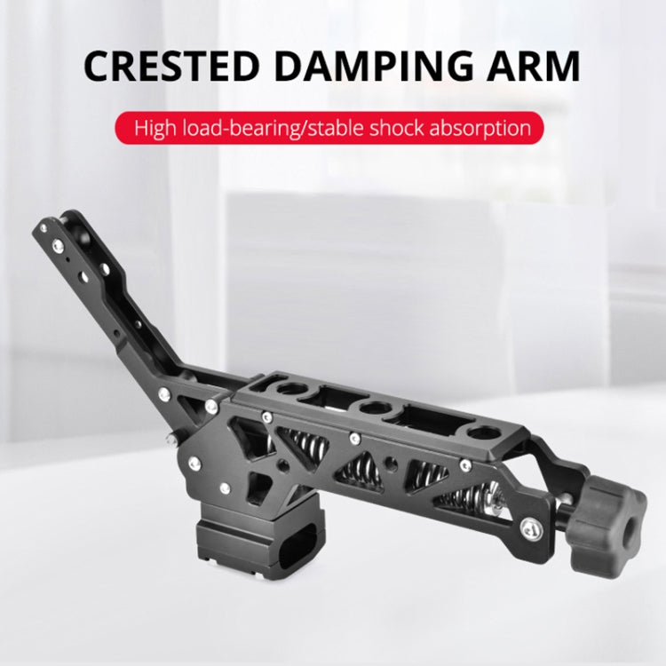 YELANGU BF01 Shock-absorbing Crested Damping Arm, Load: 3-15kg(Black) - free shipping - PMC TechLife - Order now!