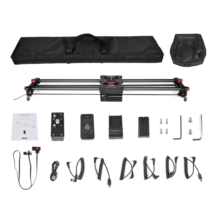 YELANGU L60TC 60cm Electrical Slide Rail Track with 2.4GHz Remote Control for SLR Cameras / Video Cameras (Black) - free shipping - PMC TechLife - Order now!