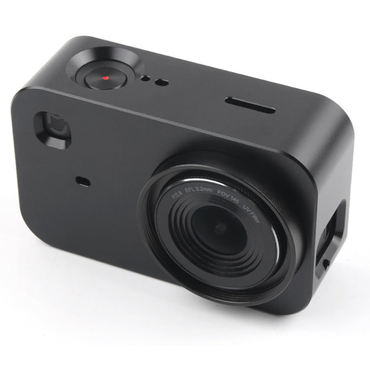Housing Shell Aluminum Alloy Protective Cage with 37mm Filter Lens & Lens Cap & Screw for Xiaomi Mijia Small Camera (Black) - Metal Cases by PMC TechLife | Online Shopping South Africa | PMC TechLife | Buy Now Pay Later Mobicred