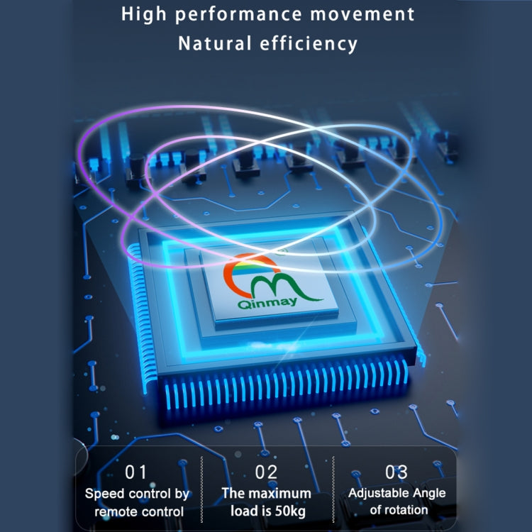42cm Electric Rotating Display Stand Video Shooting Props Turntable, Load: 100kg, Plug-in Power, EU Plug(White) -  by PMC TechLife | Online Shopping South Africa | PMC TechLife | Buy Now Pay Later Mobicred
