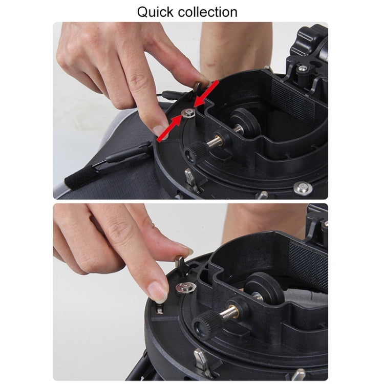 TRIOPO KS2-55 55cm Fast Loading Speedlite Flash Octagon Parabolic Softbox Diffuser (Black) - free shipping - PMC TechLife - Order now!