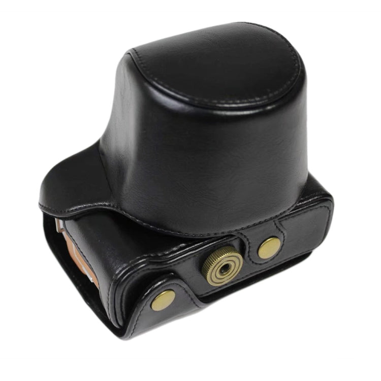 PU Leather Camera Full Body Case Bag with Strap for FUJIFILM X-A7 / X-A20 (15-55mm Lens) (Black) - Leather Bag by PMC TechLife | Online Shopping South Africa | PMC TechLife | Buy Now Pay Later Mobicred