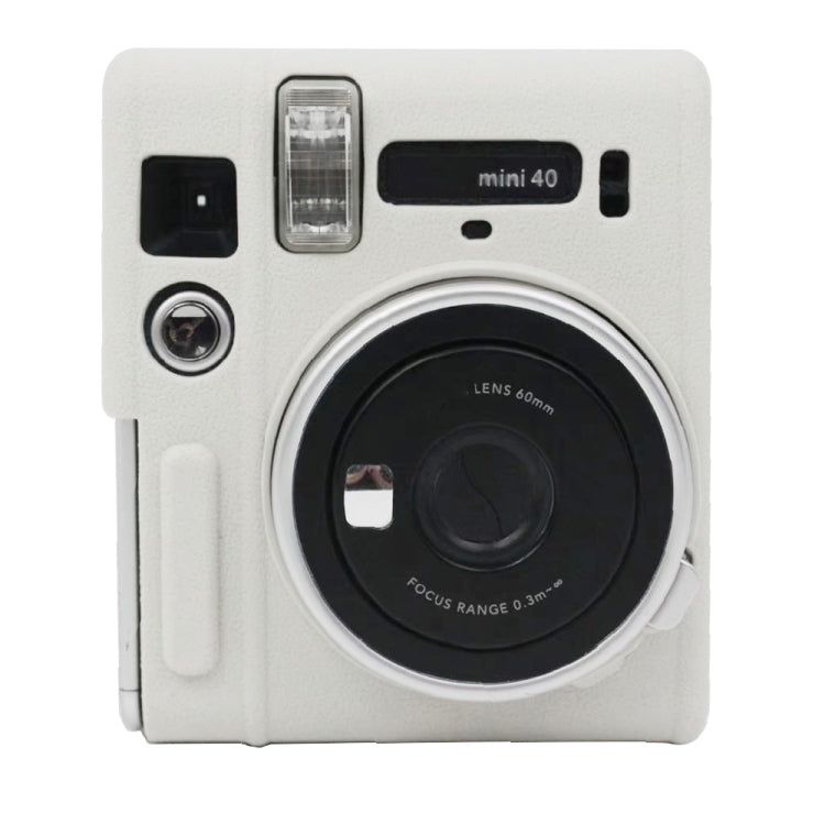 Soft Silicone Protective Case for Fujifilm Instax mini 40 (White) - free shipping - PMC TechLife - Order now!