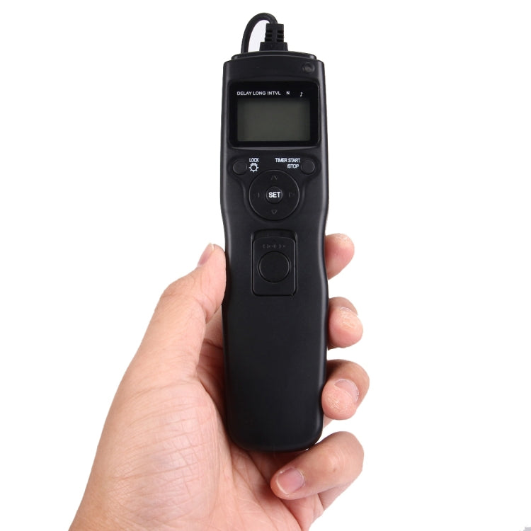 RST-7002 LCD Screen Time Lapse Intervalometer Shutter Release Digital Timer Remote Controller with C8 Cable for CANON 1D/1DS/50D/40D/30D/20D/10D/5D/7D Camera(Black) - free shipping - PMC TechLife - Order now!
