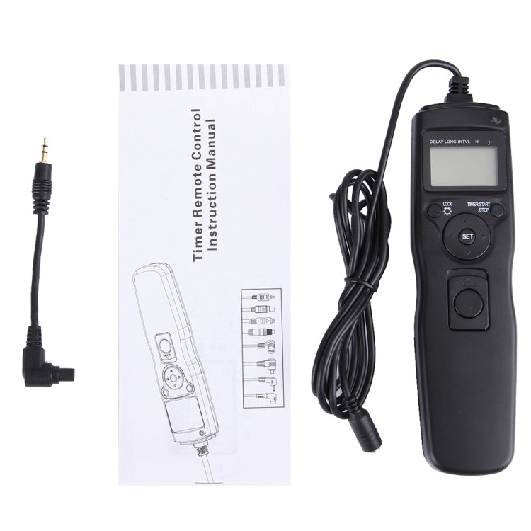 RST-7002 LCD Screen Time Lapse Intervalometer Shutter Release Digital Timer Remote Controller with C8 Cable for CANON 1D/1DS/50D/40D/30D/20D/10D/5D/7D Camera(Black) - free shipping - PMC TechLife - Order now!