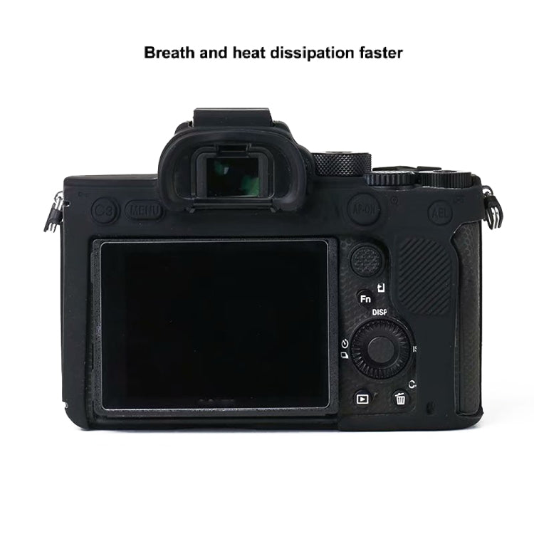 For Sony A7R4 Soft Silicone Protective Case(Red) - Protective Case by PMC TechLife | Online Shopping South Africa | PMC TechLife | Buy Now Pay Later Mobicred