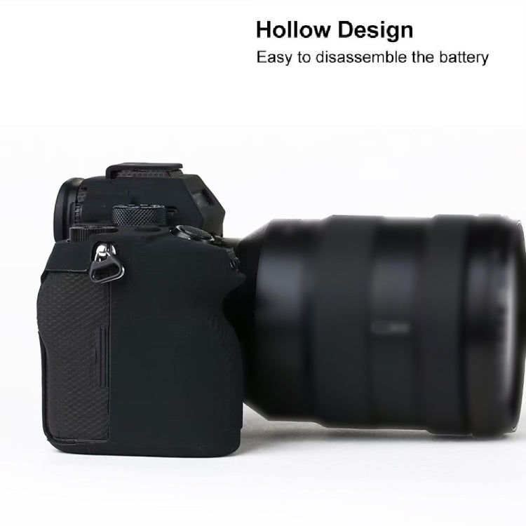 For Sony A7R4 Soft Silicone Protective Case(Yellow) - Protective Case by PMC TechLife | Online Shopping South Africa | PMC TechLife | Buy Now Pay Later Mobicred