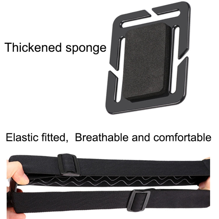 Elastic Mount Belt Adjustable Head Strap with Phone Clamp & Screw & S-type Adapter for GoPro HERO10 Black / HERO9 Black /8 /7 /6 /5, Xiaoyi and Other Action Cameras, Smarphones(Black) - Head Belt by PMC TechLife | Online Shopping South Africa | PMC TechLife | Buy Now Pay Later Mobicred
