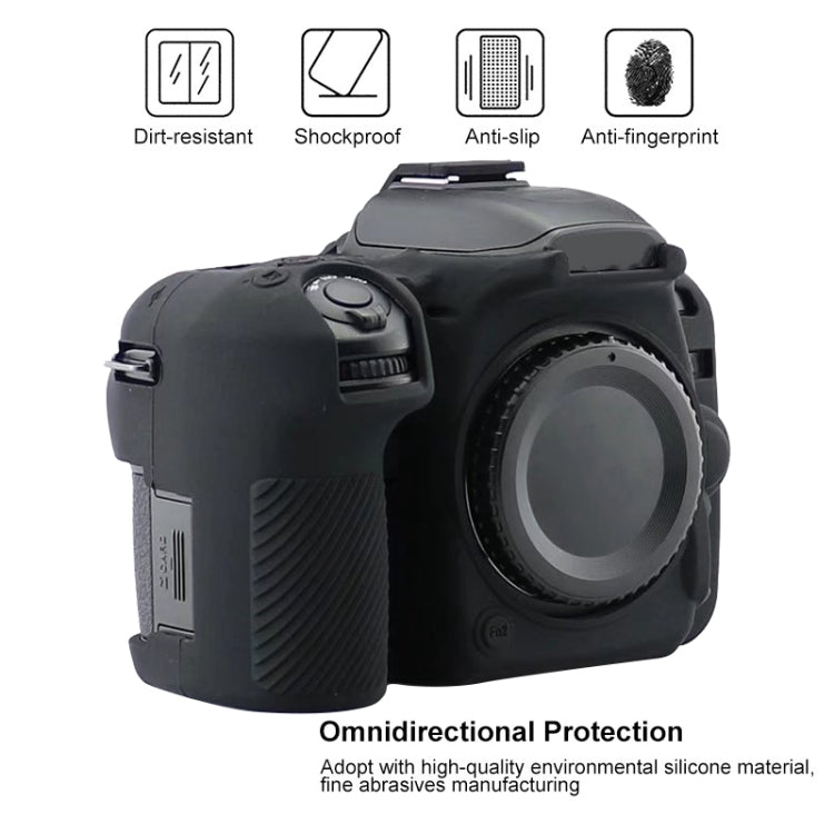 Soft Silicone Protective Case for Nikon D7500(Black) - Protective Case by PMC TechLife | Online Shopping South Africa | PMC TechLife | Buy Now Pay Later Mobicred