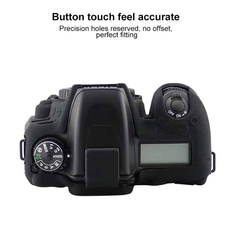 Soft Silicone Protective Case for Nikon D7500(Yellow) - Protective Case by PMC TechLife | Online Shopping South Africa | PMC TechLife | Buy Now Pay Later Mobicred