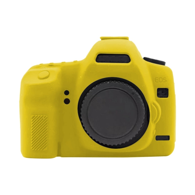 For Canon EOS 5D Mark II Soft Silicone Protective Case(Yellow) - Protective Case by PMC TechLife | Online Shopping South Africa | PMC TechLife | Buy Now Pay Later Mobicred