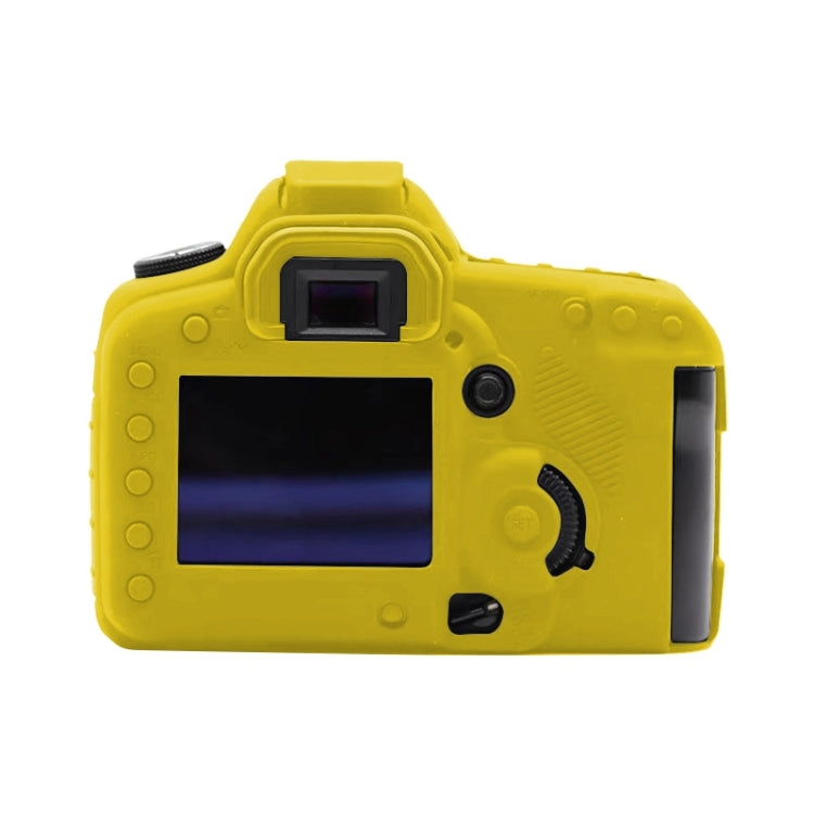 For Canon EOS 5D Mark II Soft Silicone Protective Case(Yellow) - Protective Case by PMC TechLife | Online Shopping South Africa | PMC TechLife | Buy Now Pay Later Mobicred