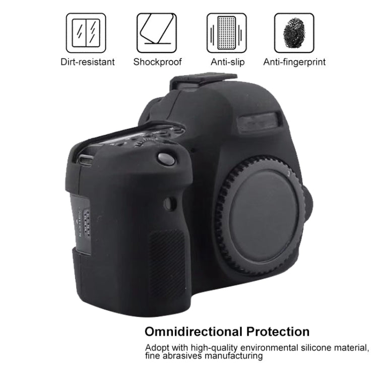 For Canon EOS 6D Mark II Soft Silicone Protective Case (Red) - free shipping - PMC TechLife - Order now!