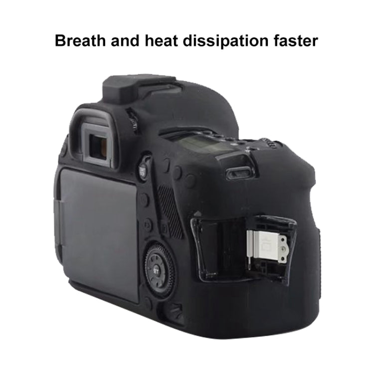 For Canon EOS 6D Mark II Soft Silicone Protective Case (Red) - free shipping - PMC TechLife - Order now!