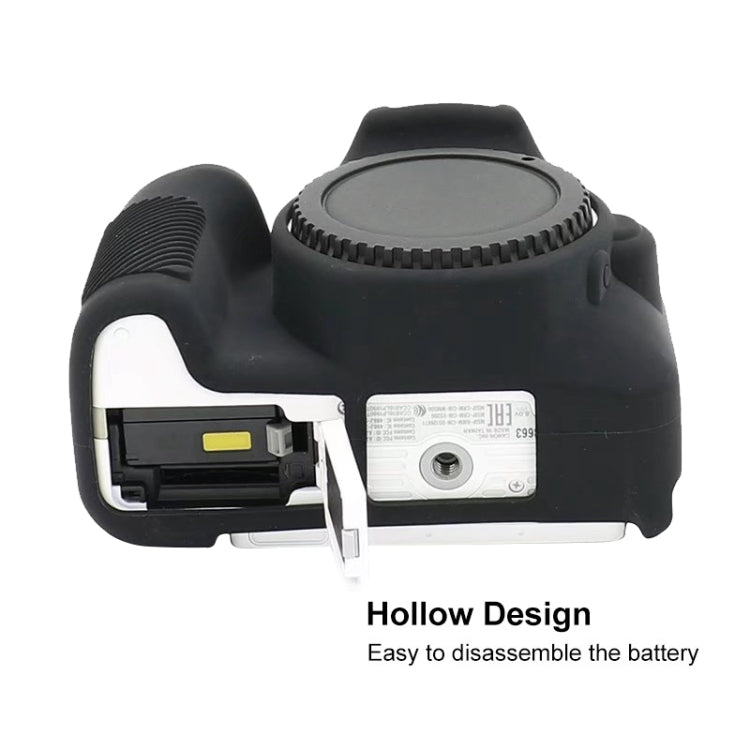 For Canon EOS 200D / EOS 200D Mark II Soft Silicone Protective Case(Yellow) - Protective Case by PMC TechLife | Online Shopping South Africa | PMC TechLife | Buy Now Pay Later Mobicred