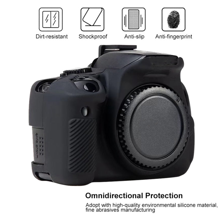 For Canon EOS 600D Soft Silicone Protective Case(Red) - Protective Case by PMC TechLife | Online Shopping South Africa | PMC TechLife | Buy Now Pay Later Mobicred