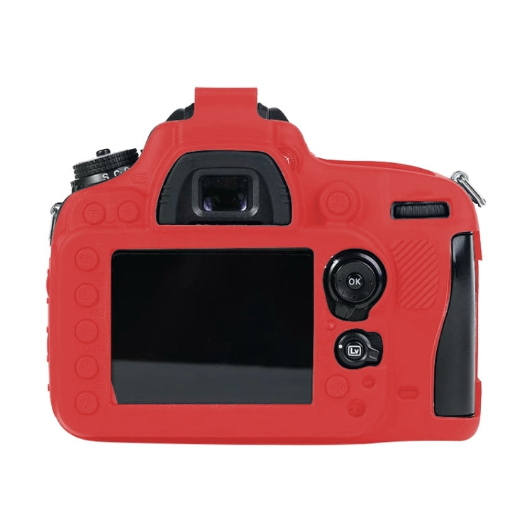 For Nikon D600 / D610 Soft Silicone Protective Case(Red) - Protective Case by PMC TechLife | Online Shopping South Africa | PMC TechLife | Buy Now Pay Later Mobicred