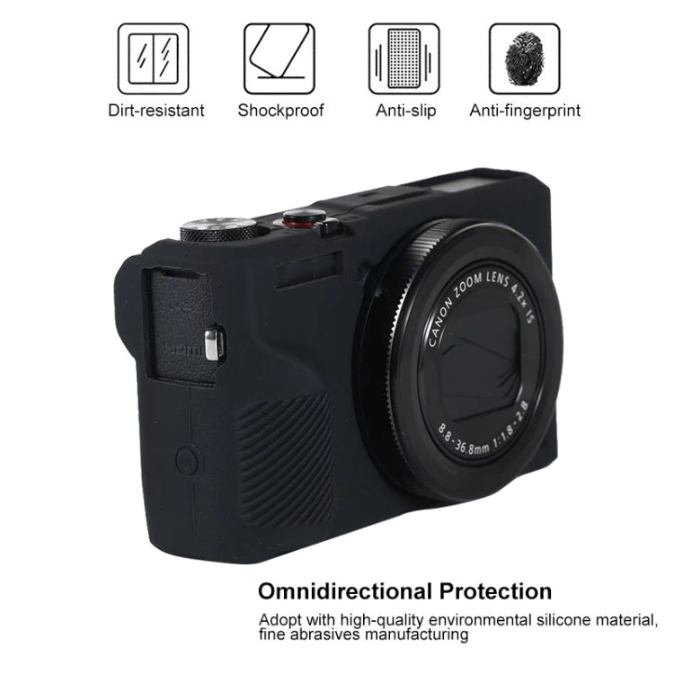 For Canon PowerShot G7 X Mark III / G7X III / G7X3 Soft Silicone Protective Case(Rose Red) - free shipping - PMC TechLife - Order now!