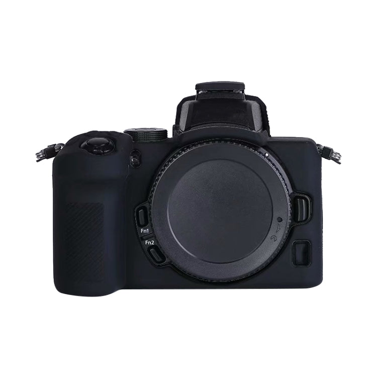 Soft Silicone Protective Case for Nikon Z50 (Black) - Protective Case by PMC TechLife | Online Shopping South Africa | PMC TechLife | Buy Now Pay Later Mobicred