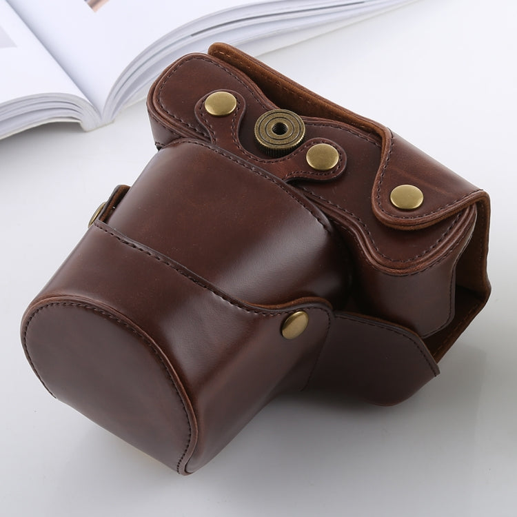 Full Body Camera PU Leather Case Bag with Strap for FUJIFILM X-T3(Coffee) - free shipping - PMC TechLife - Order now!