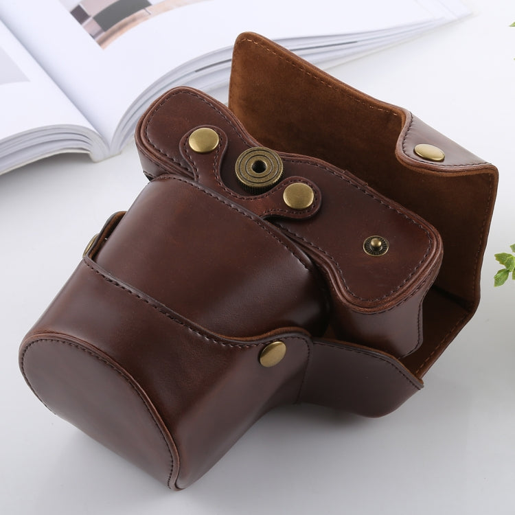Full Body Camera PU Leather Case Bag with Strap for FUJIFILM X-T3(Coffee) - free shipping - PMC TechLife - Order now!