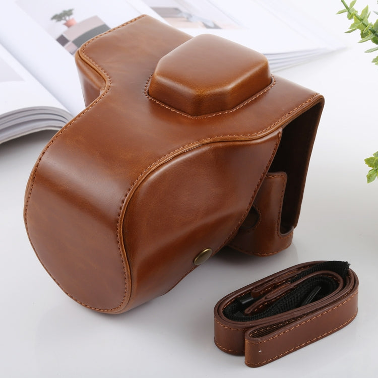 Full Body Camera PU Leather Case Bag with Strap for FUJIFILM X-T3(Brown) - free shipping - PMC TechLife - Order now!